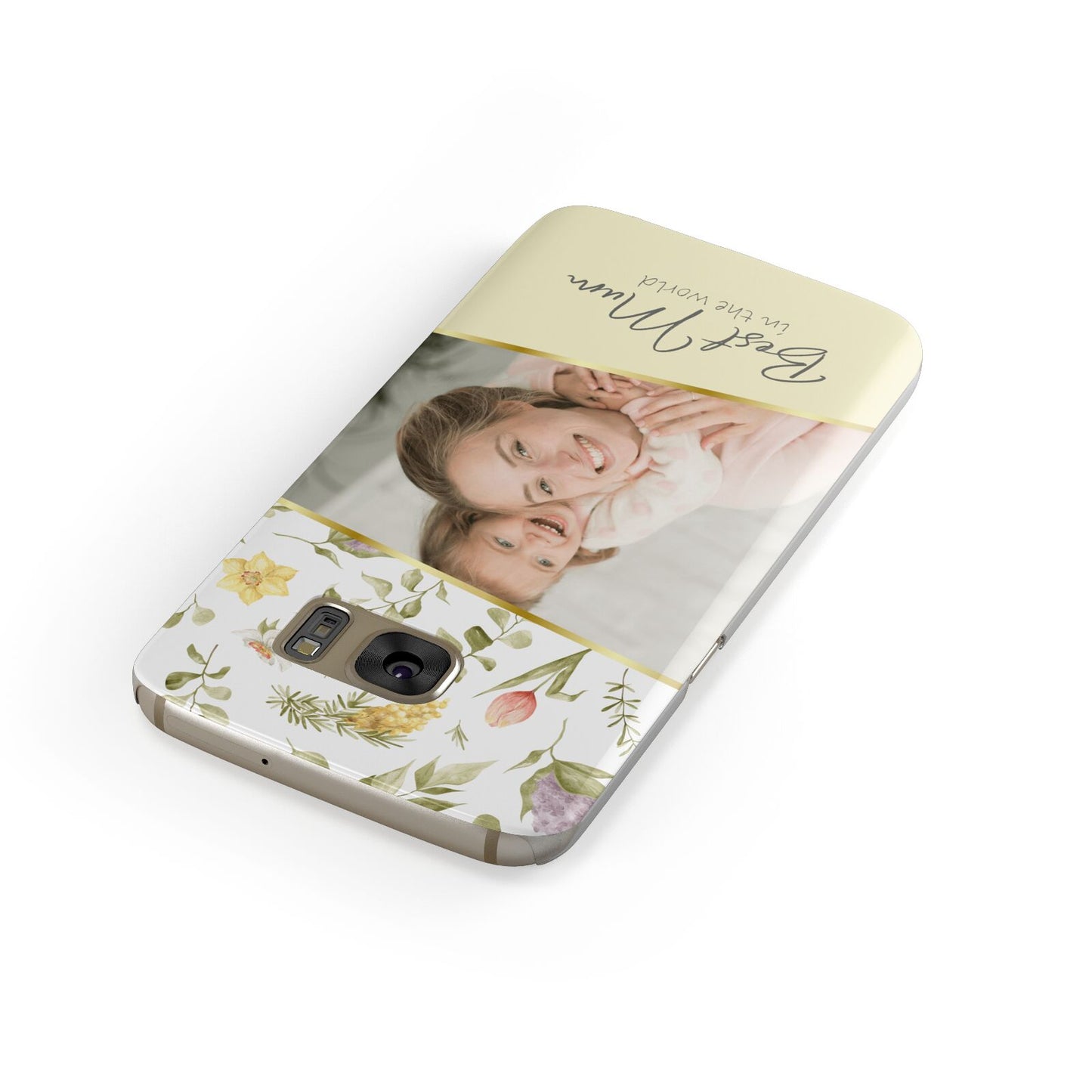 Personalised Best Mum Samsung Galaxy Case Front Close Up