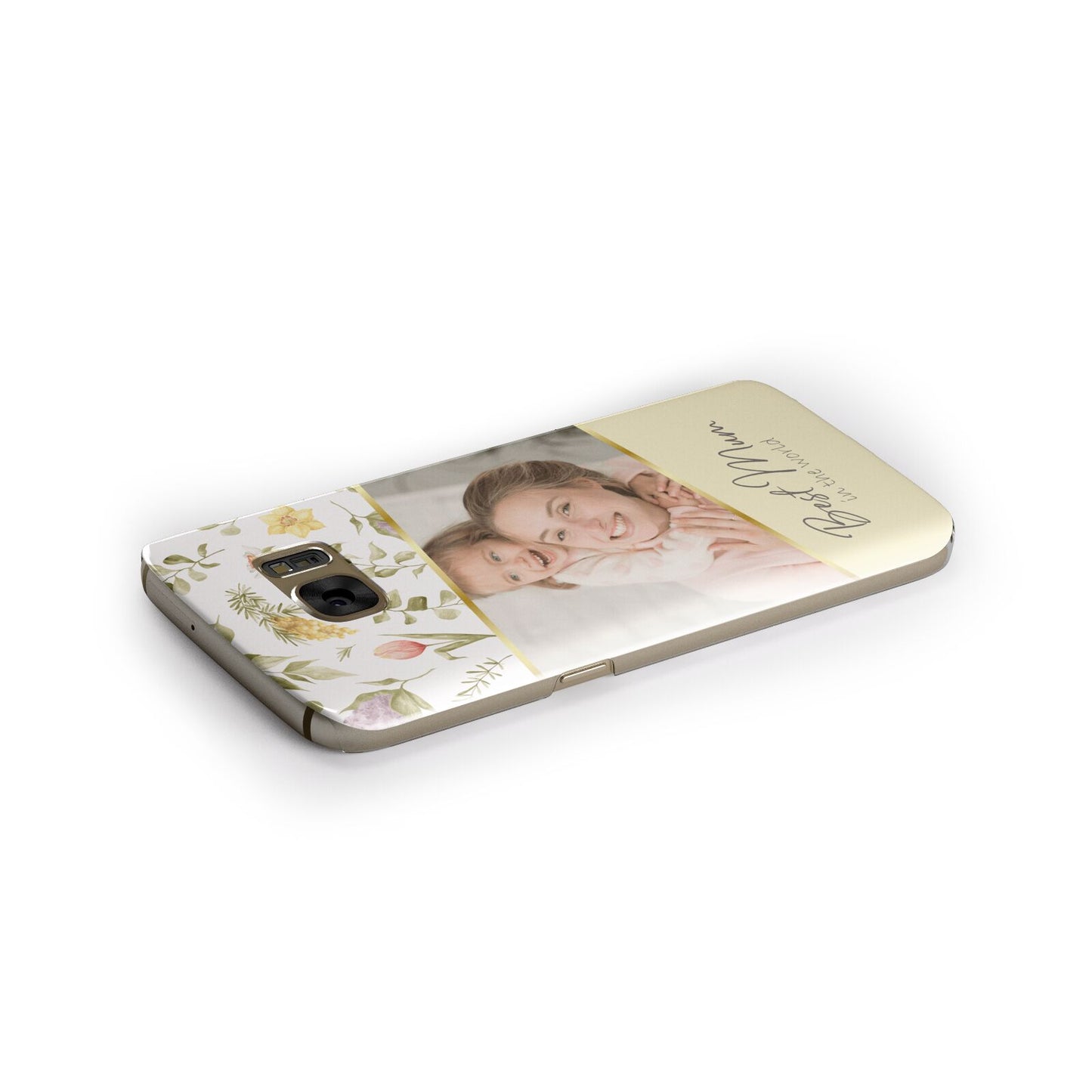 Personalised Best Mum Samsung Galaxy Case Side Close Up