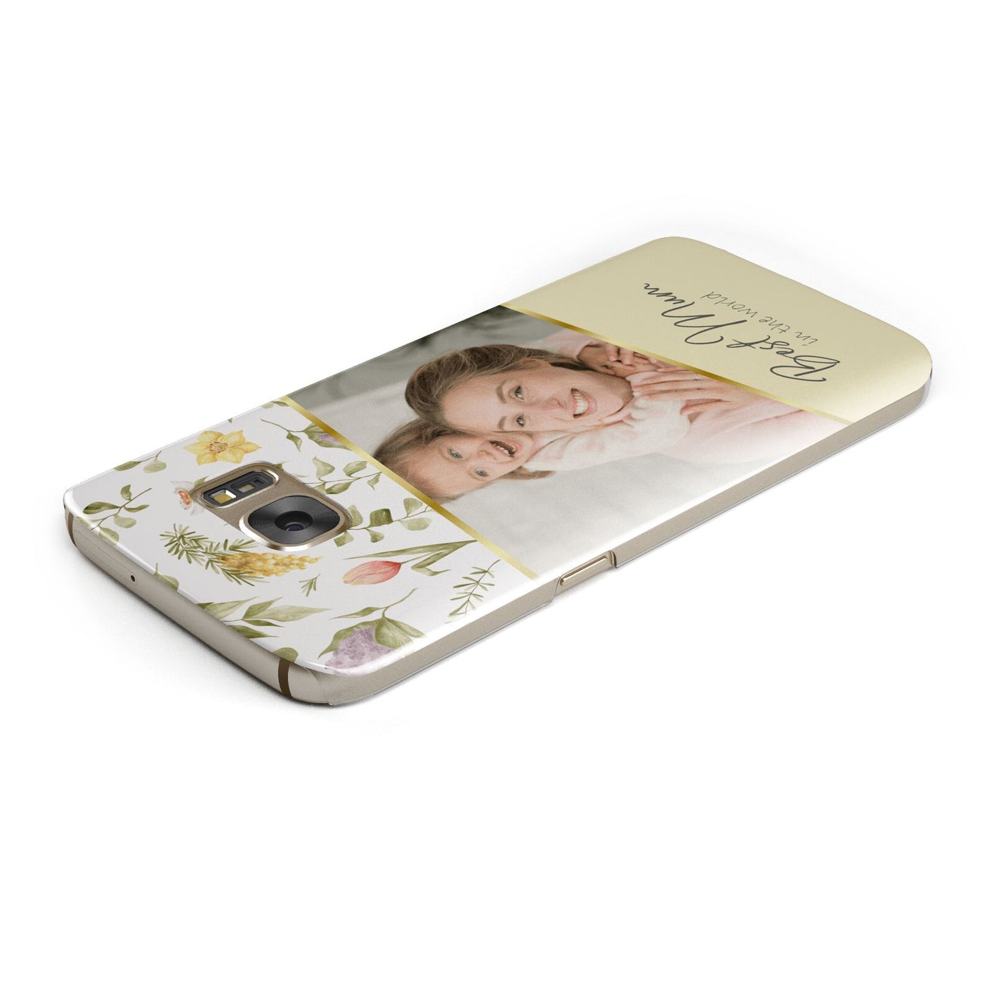 Personalised Best Mum Samsung Galaxy Case Top Cutout