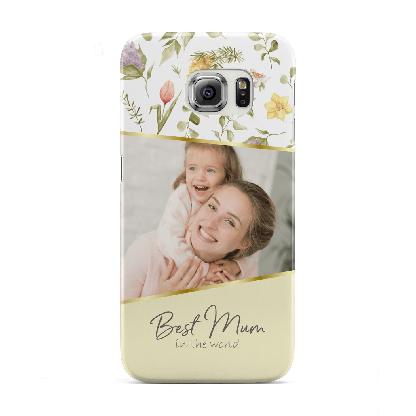 Personalised Best Mum Samsung Galaxy S6 Edge Case