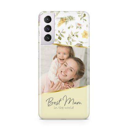 Personalised Best Mum Samsung S21 Case