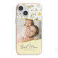 Personalised Best Mum iPhone 13 Mini TPU Impact Case with Pink Edges