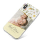 Personalised Best Mum iPhone X Bumper Case on Silver iPhone