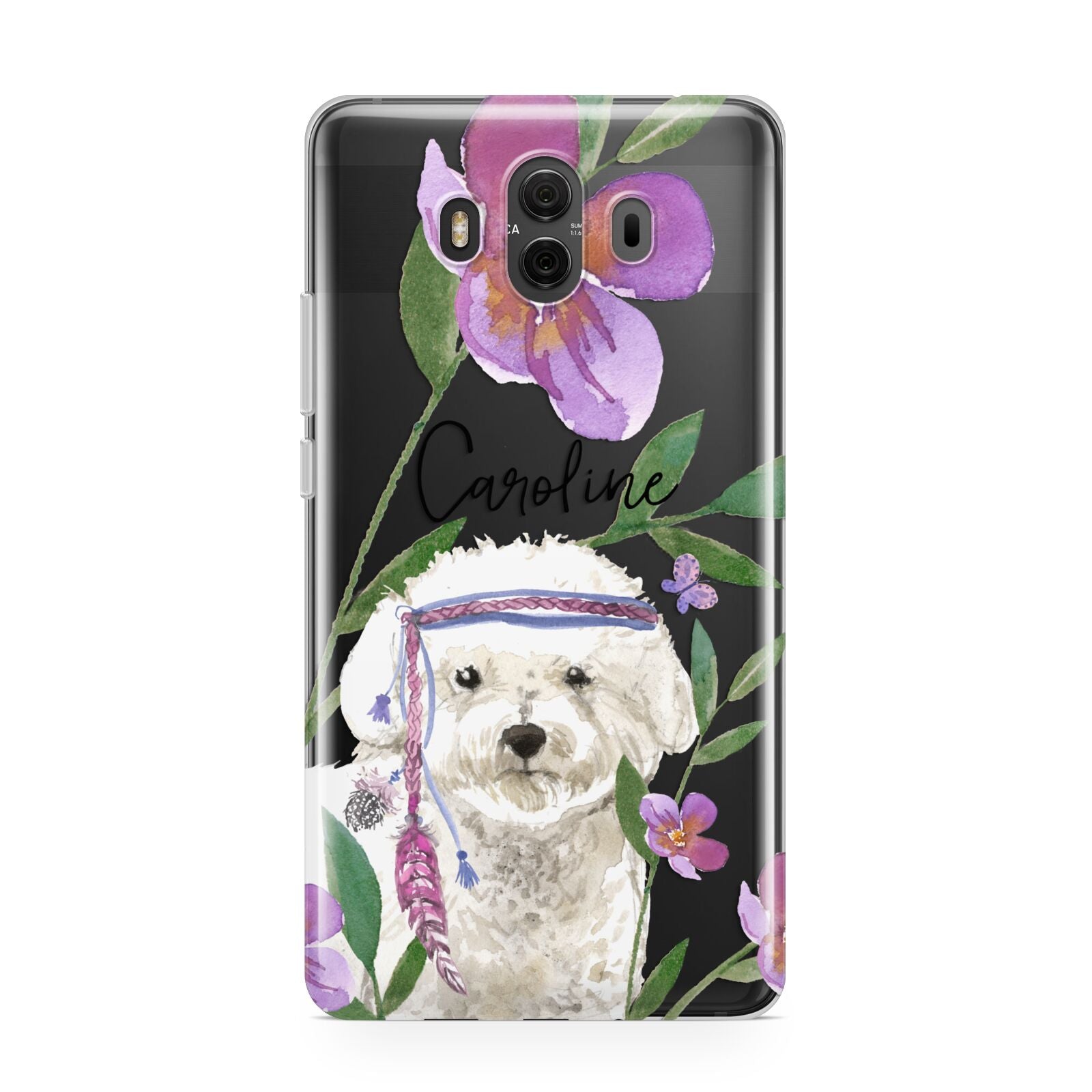 Personalised Bichon Frise Huawei Mate 10 Protective Phone Case