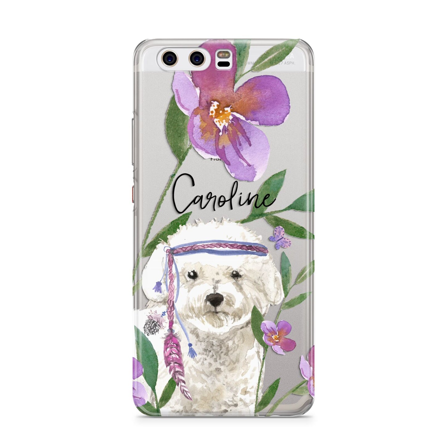 Personalised Bichon Frise Huawei P10 Phone Case