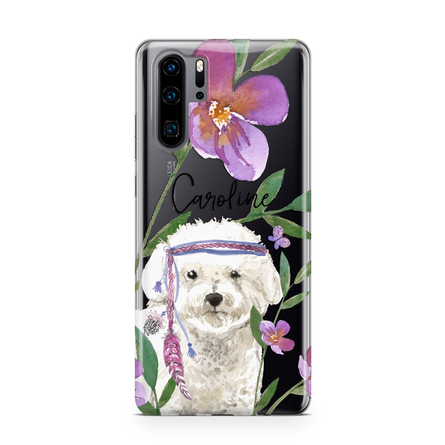 Personalised Bichon Frise Huawei P30 Pro Phone Case