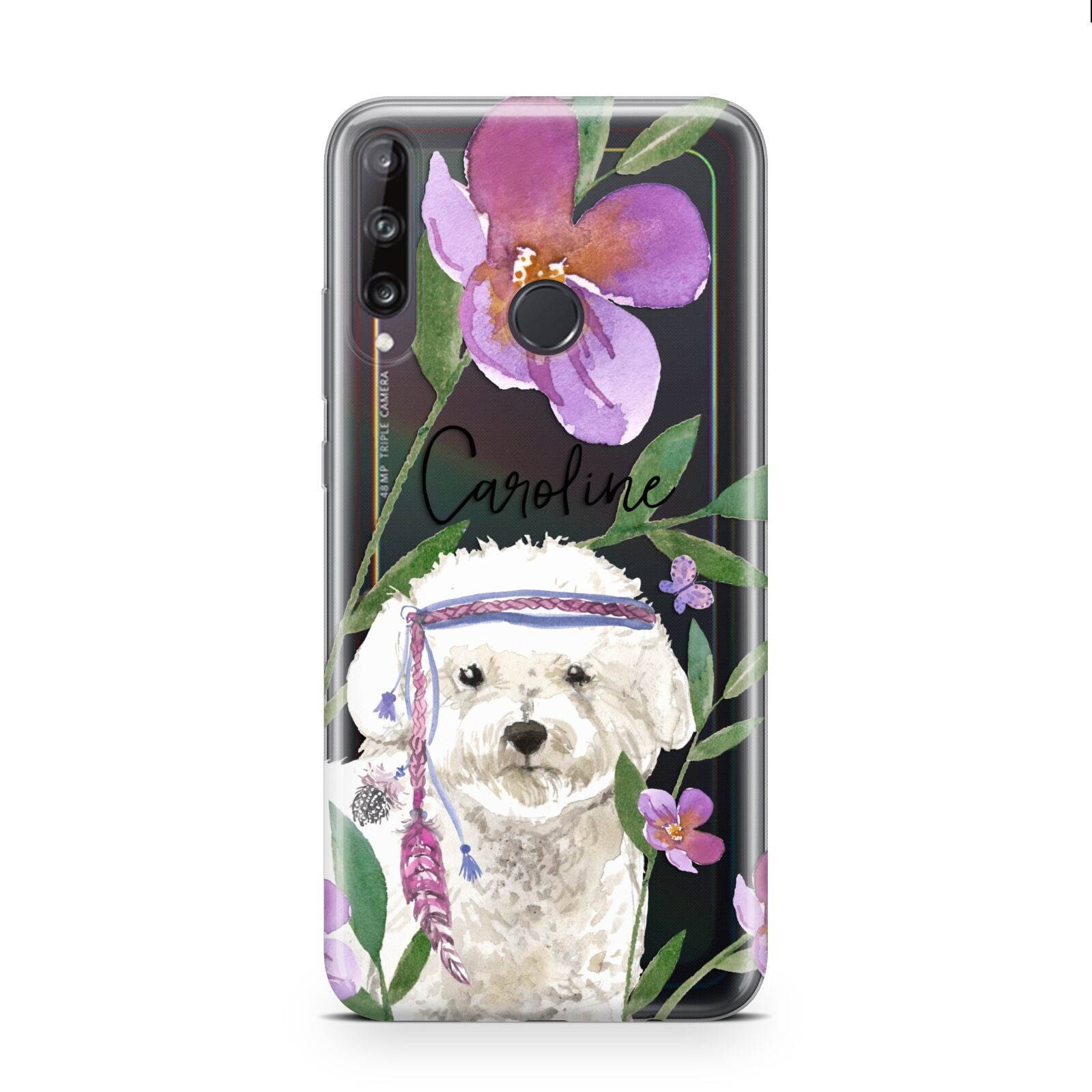 Personalised Bichon Frise Huawei P40 Lite E Phone Case