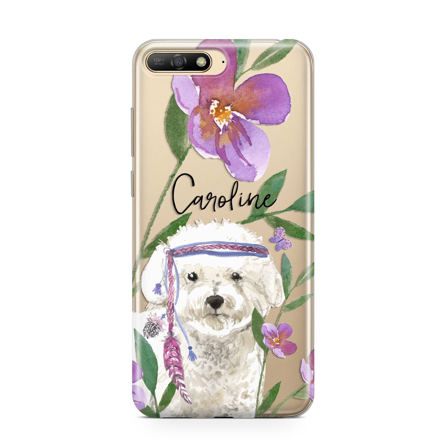 Personalised Bichon Frise Huawei Y6 2018