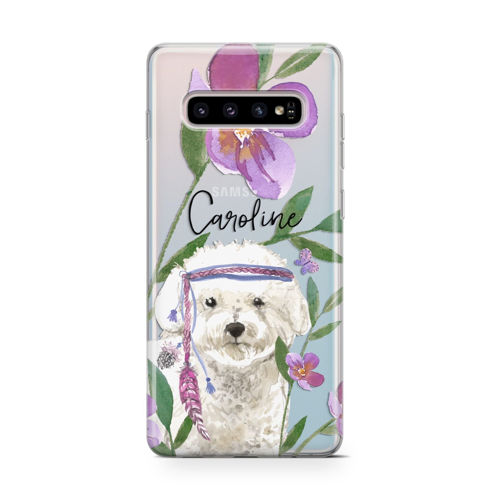 Personalised Bichon Frise Protective Samsung Galaxy Case