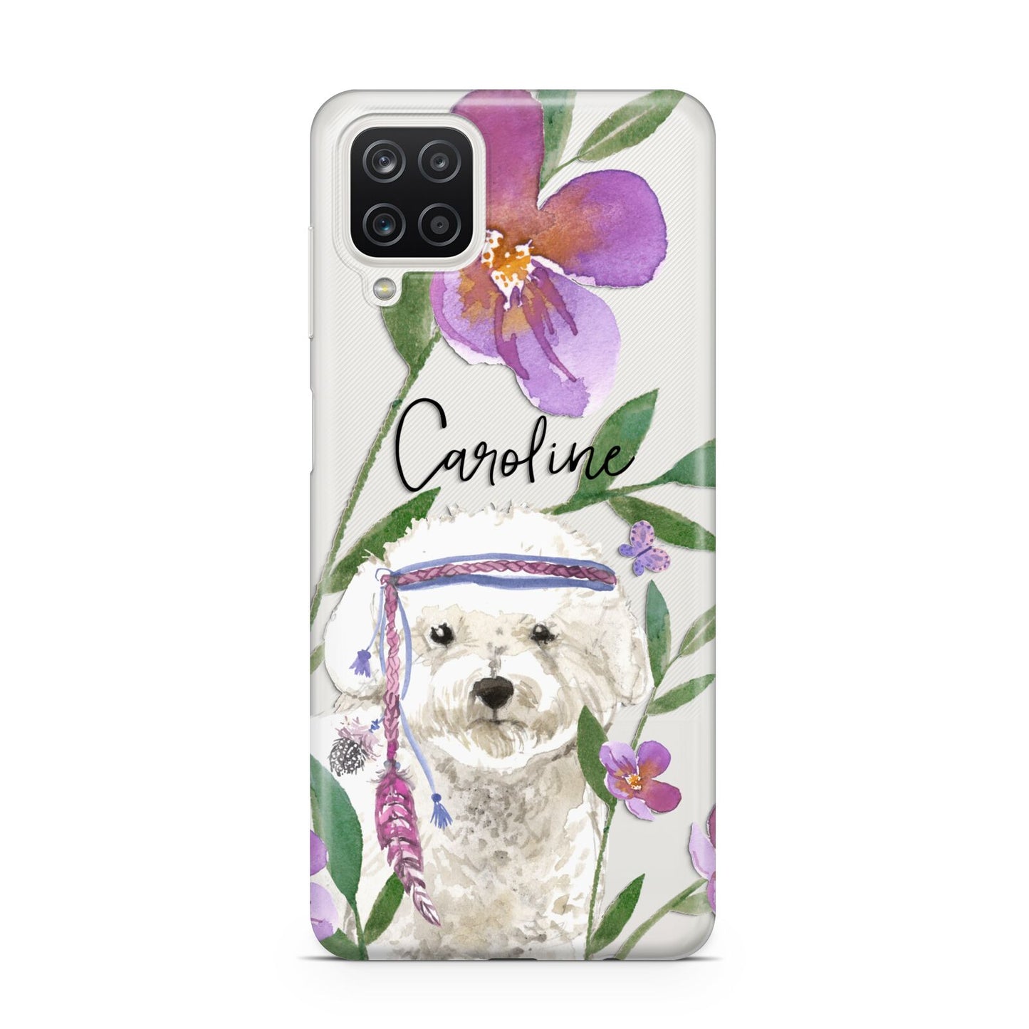 Personalised Bichon Frise Samsung A12 Case