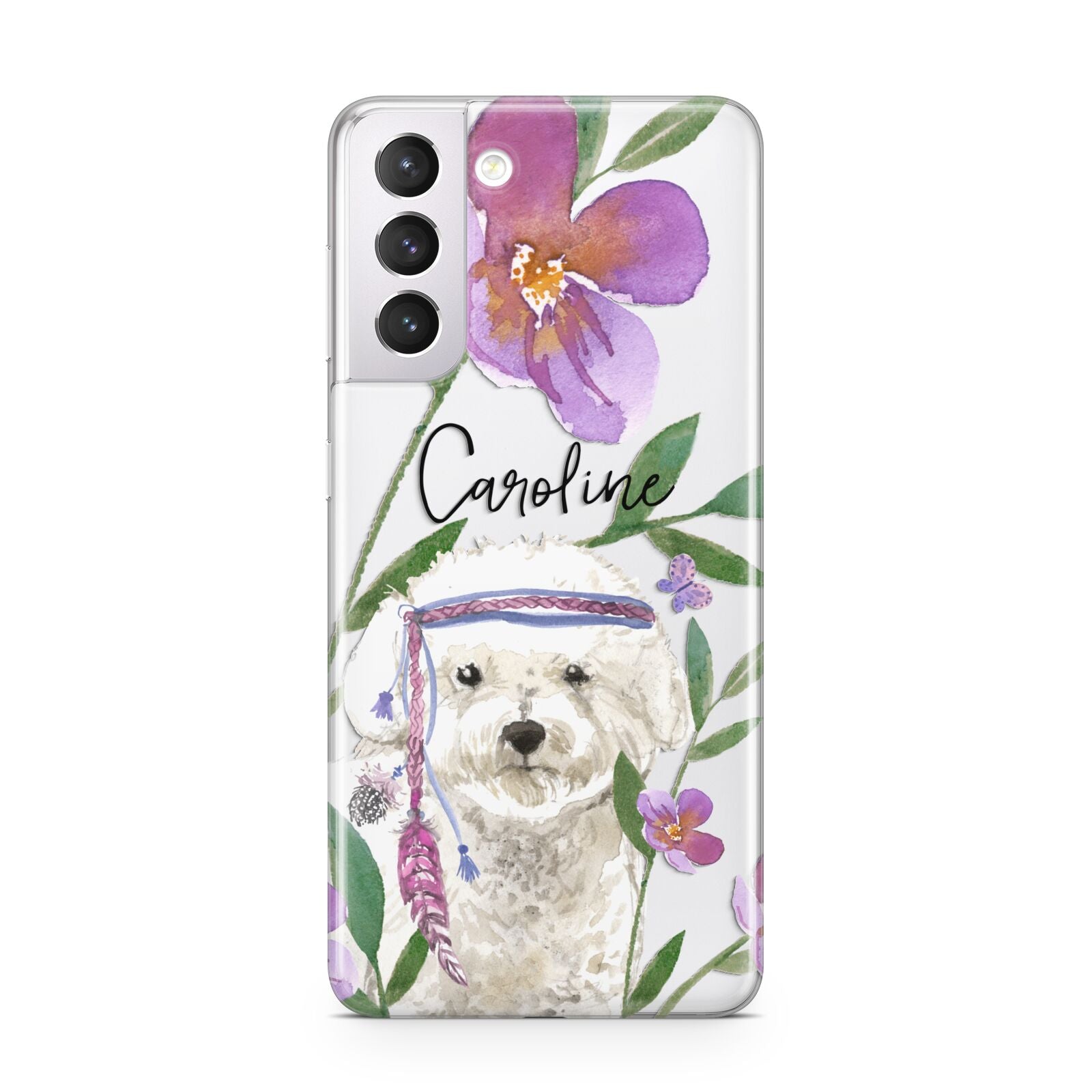 Personalised Bichon Frise Samsung S21 Case