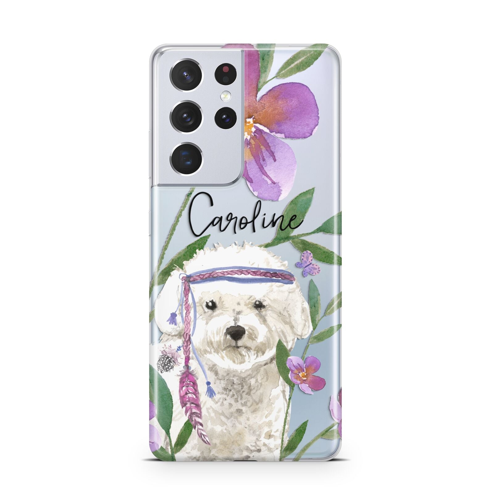 Personalised Bichon Frise Samsung S21 Ultra Case