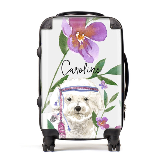 Personalised Bichon Frise Suitcase