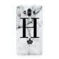 Personalised Big Initials Crown Marble Huawei Mate 10 Protective Phone Case