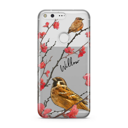 Personalised Birds Google Pixel Case