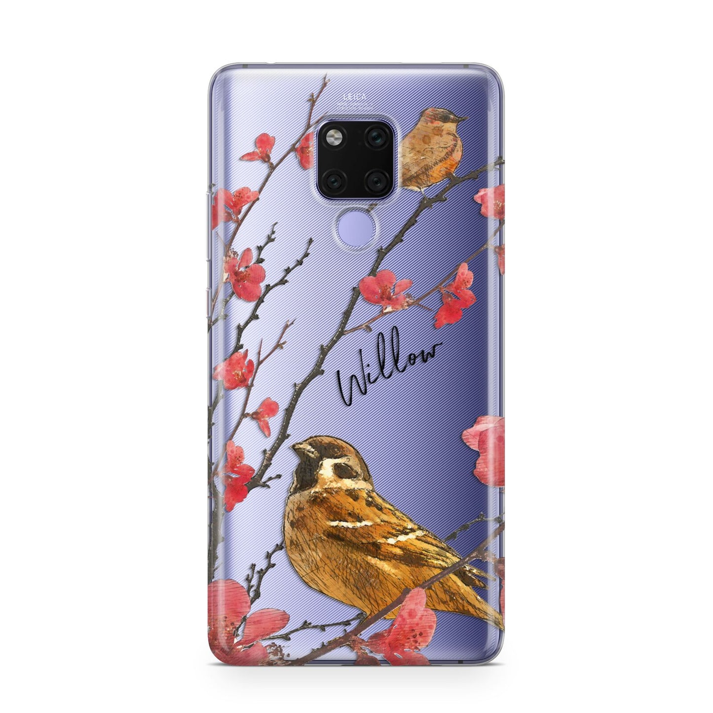 Personalised Birds Huawei Mate 20X Phone Case