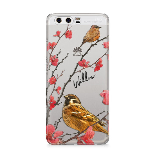 Personalised Birds Huawei P10 Phone Case