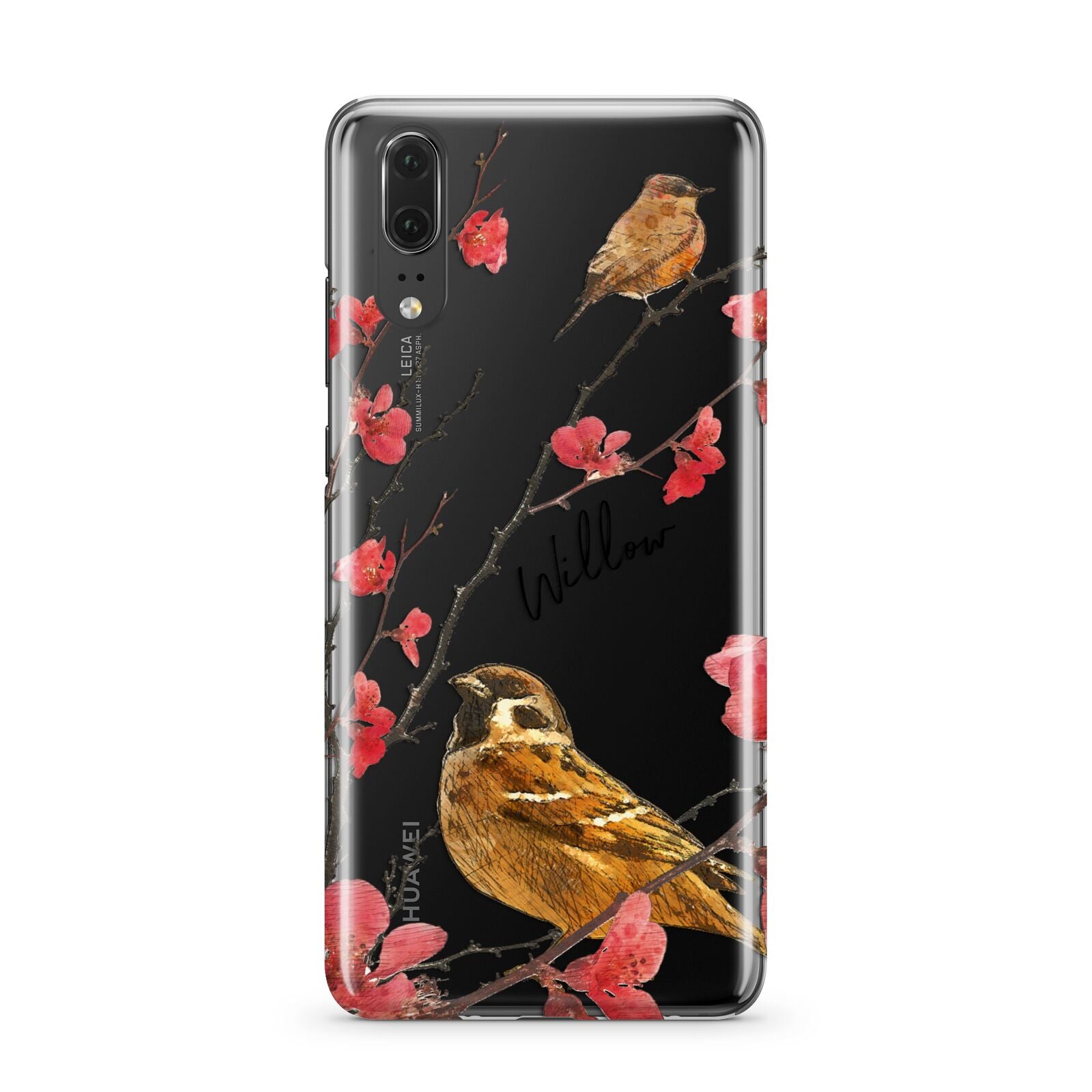 Personalised Birds Huawei P20 Phone Case