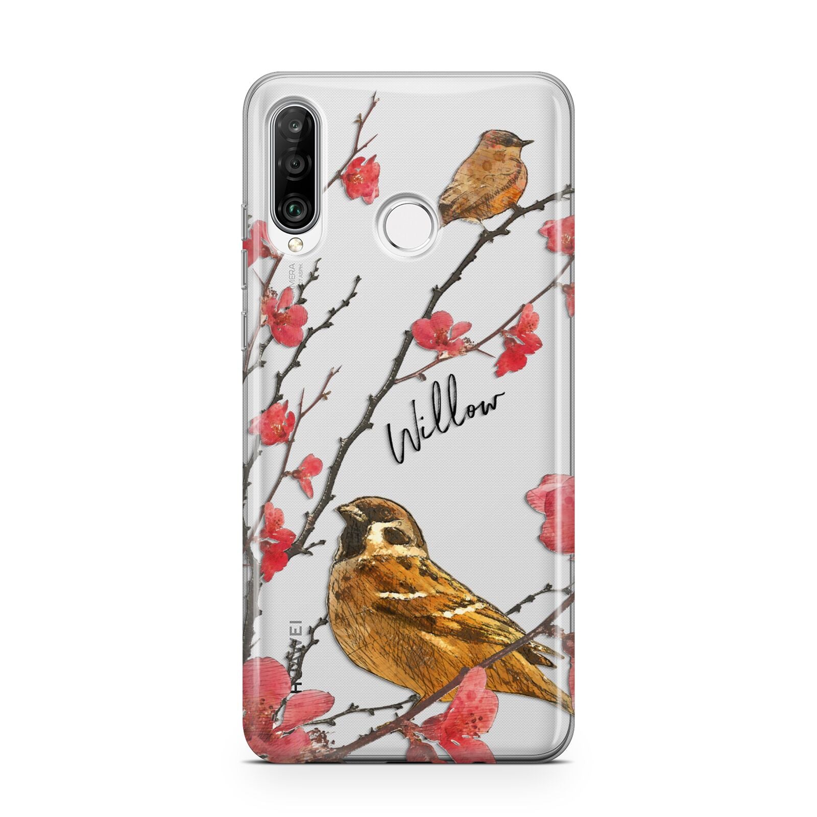 Personalised Birds Huawei P30 Lite Phone Case