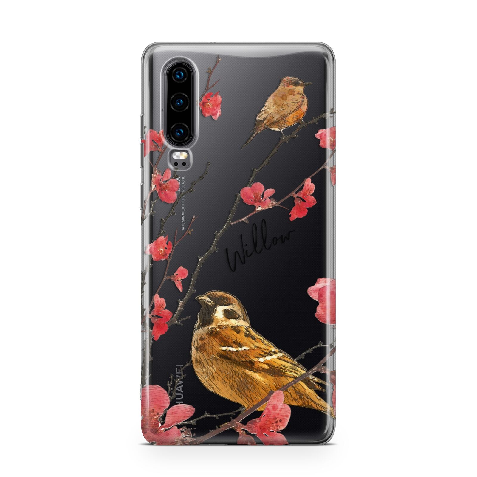 Personalised Birds Huawei P30 Phone Case