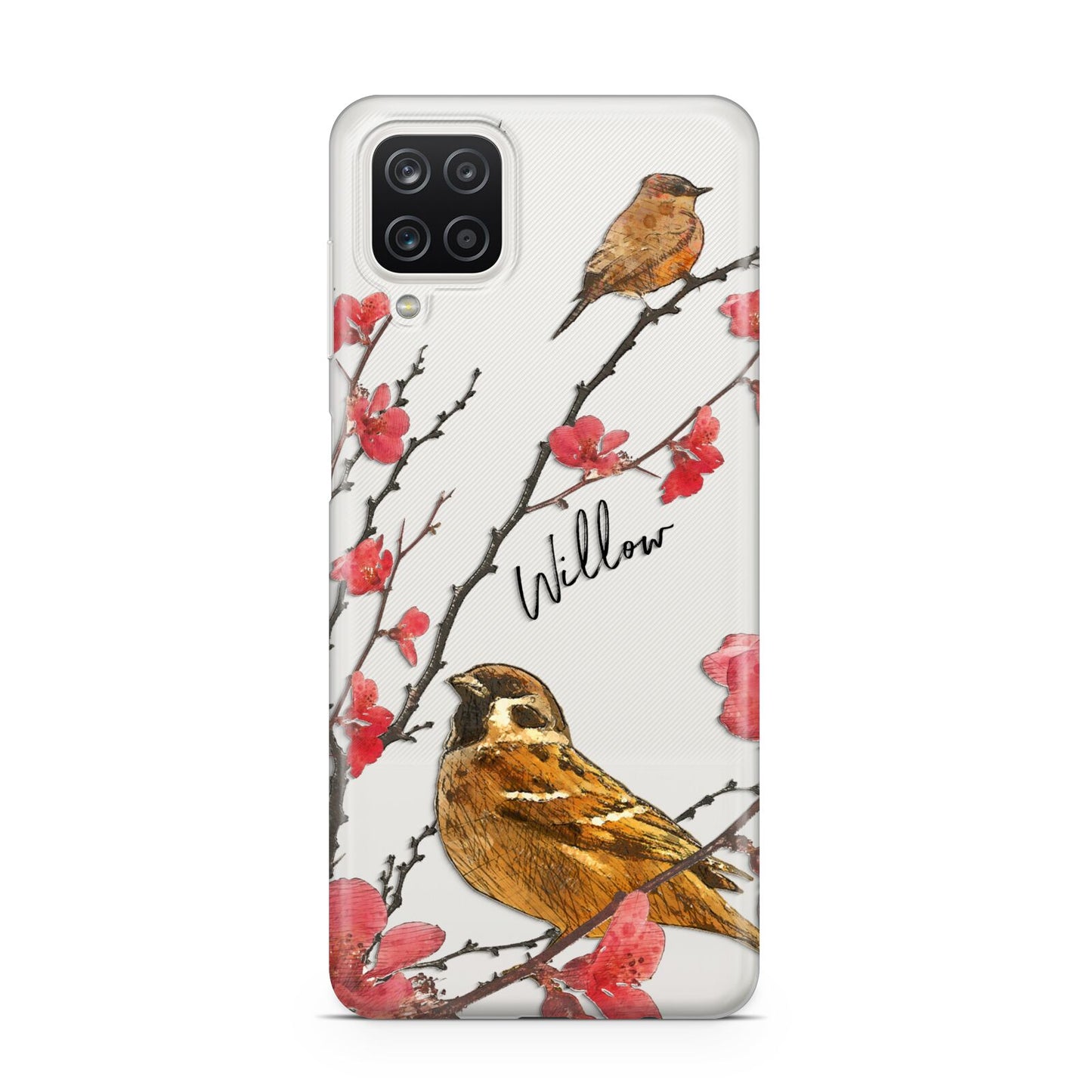 Personalised Birds Samsung A12 Case