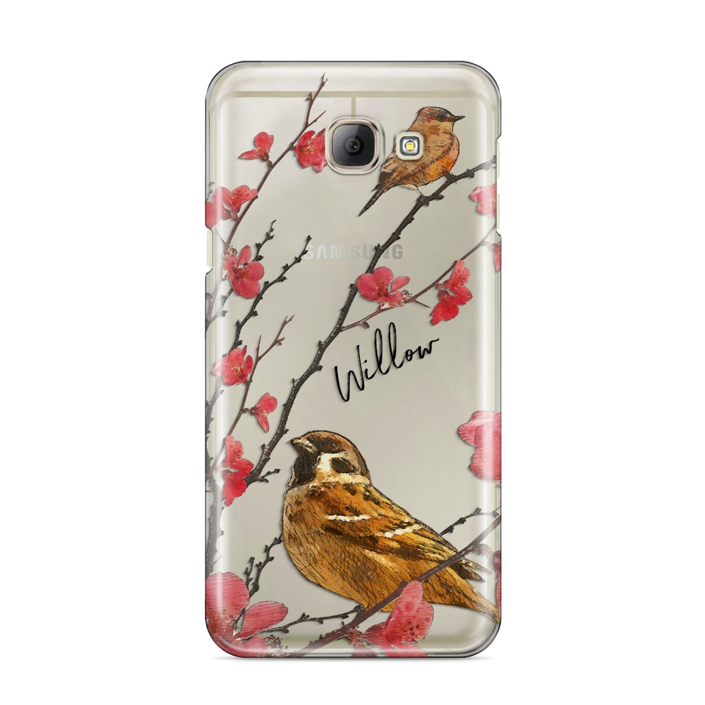 Personalised Birds Samsung Galaxy A8 2016 Case