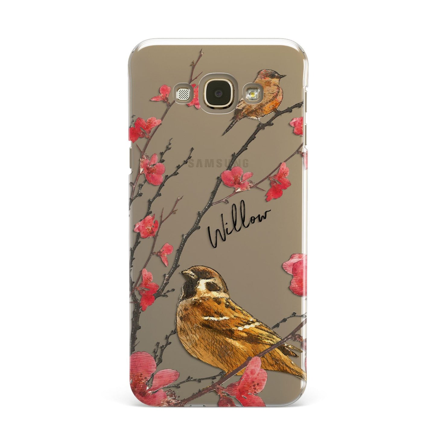 Personalised Birds Samsung Galaxy A8 Case