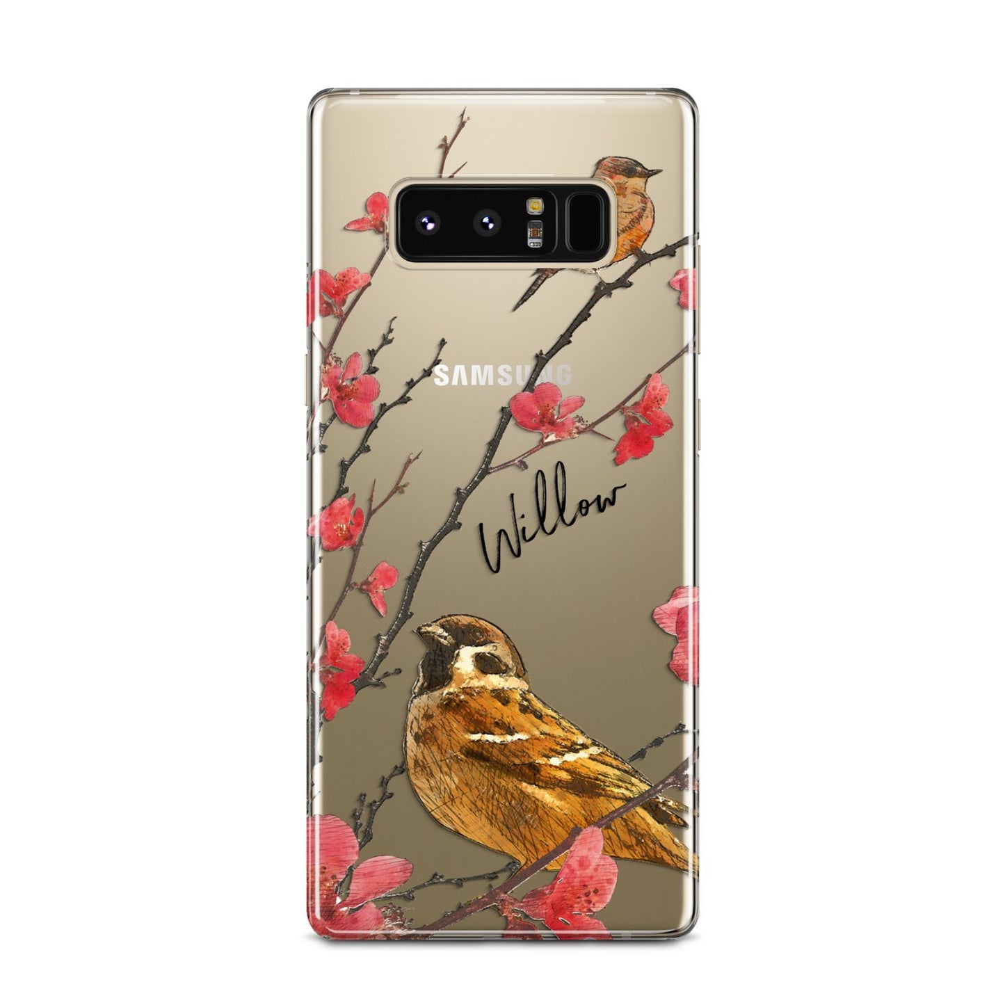 Personalised Birds Samsung Galaxy Note 8 Case