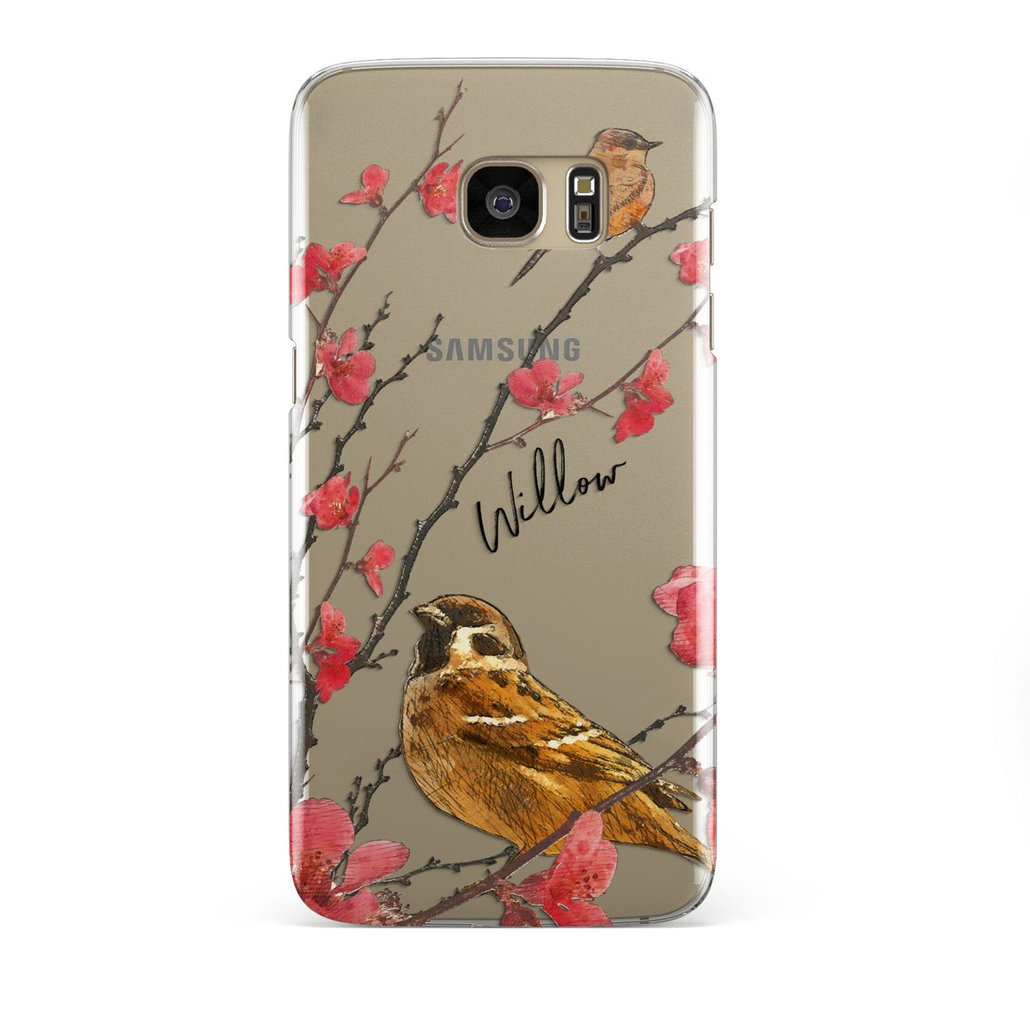 Personalised Birds Samsung Galaxy S7 Edge Case