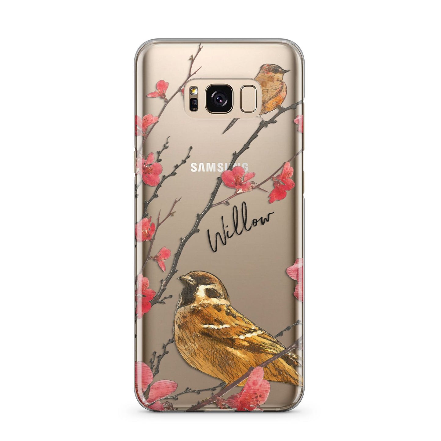 Personalised Birds Samsung Galaxy S8 Plus Case