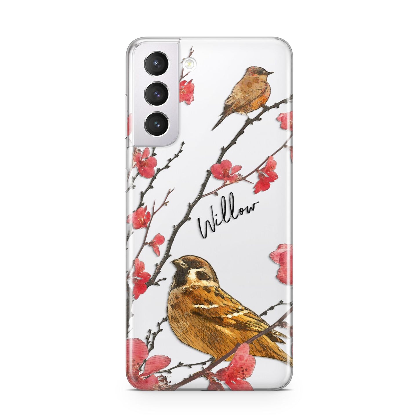 Personalised Birds Samsung S21 Case