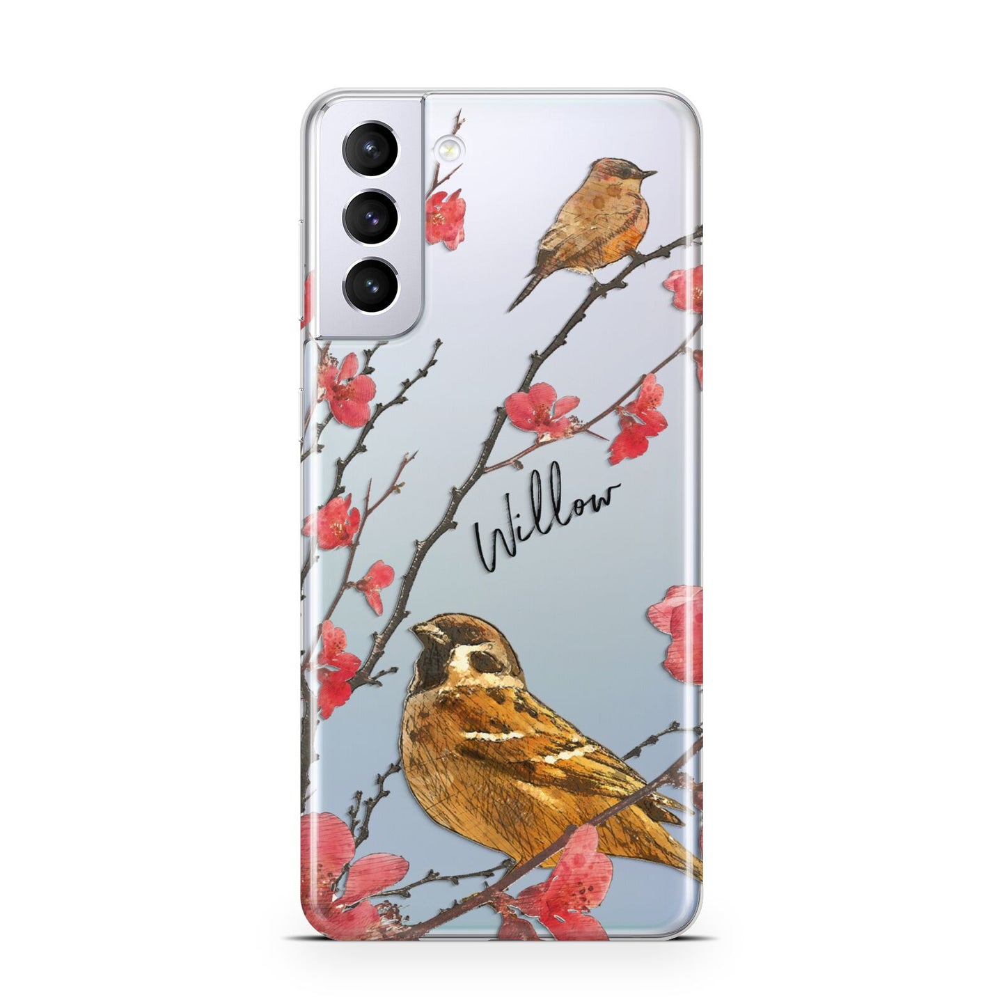 Personalised Birds Samsung S21 Plus Case