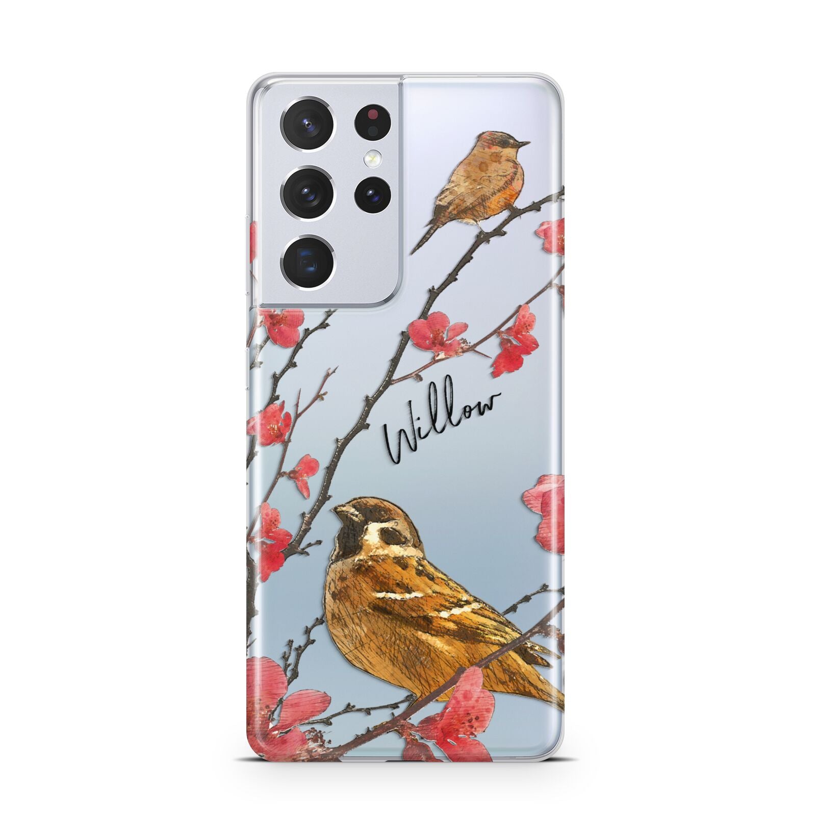 Personalised Birds Samsung S21 Ultra Case