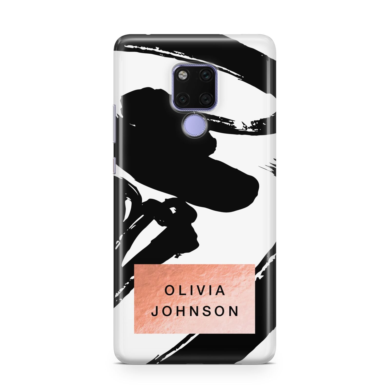 Personalised Black Brushes With Name Huawei Mate 20X Phone Case