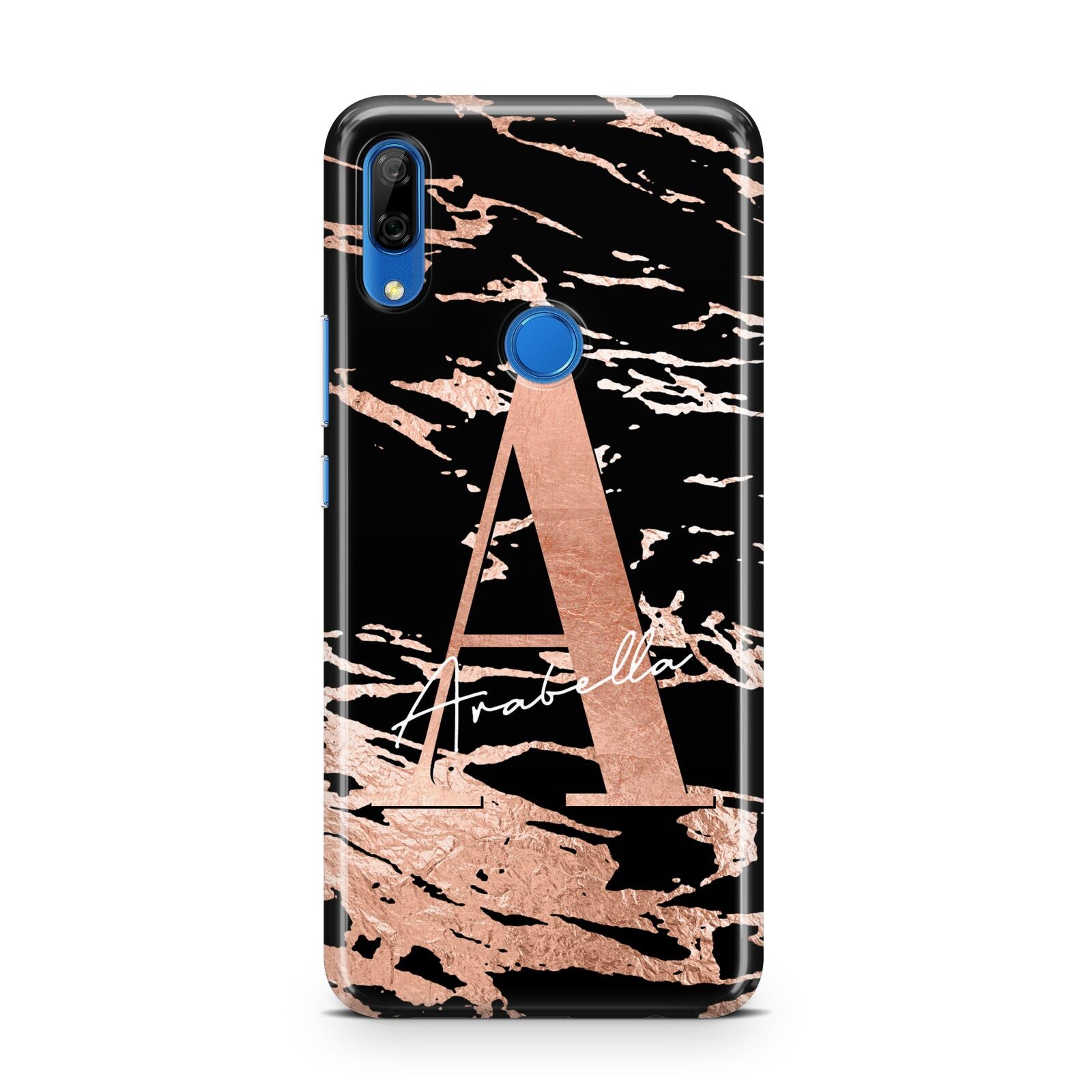 Personalised Black Copper Marble Huawei P Smart Z