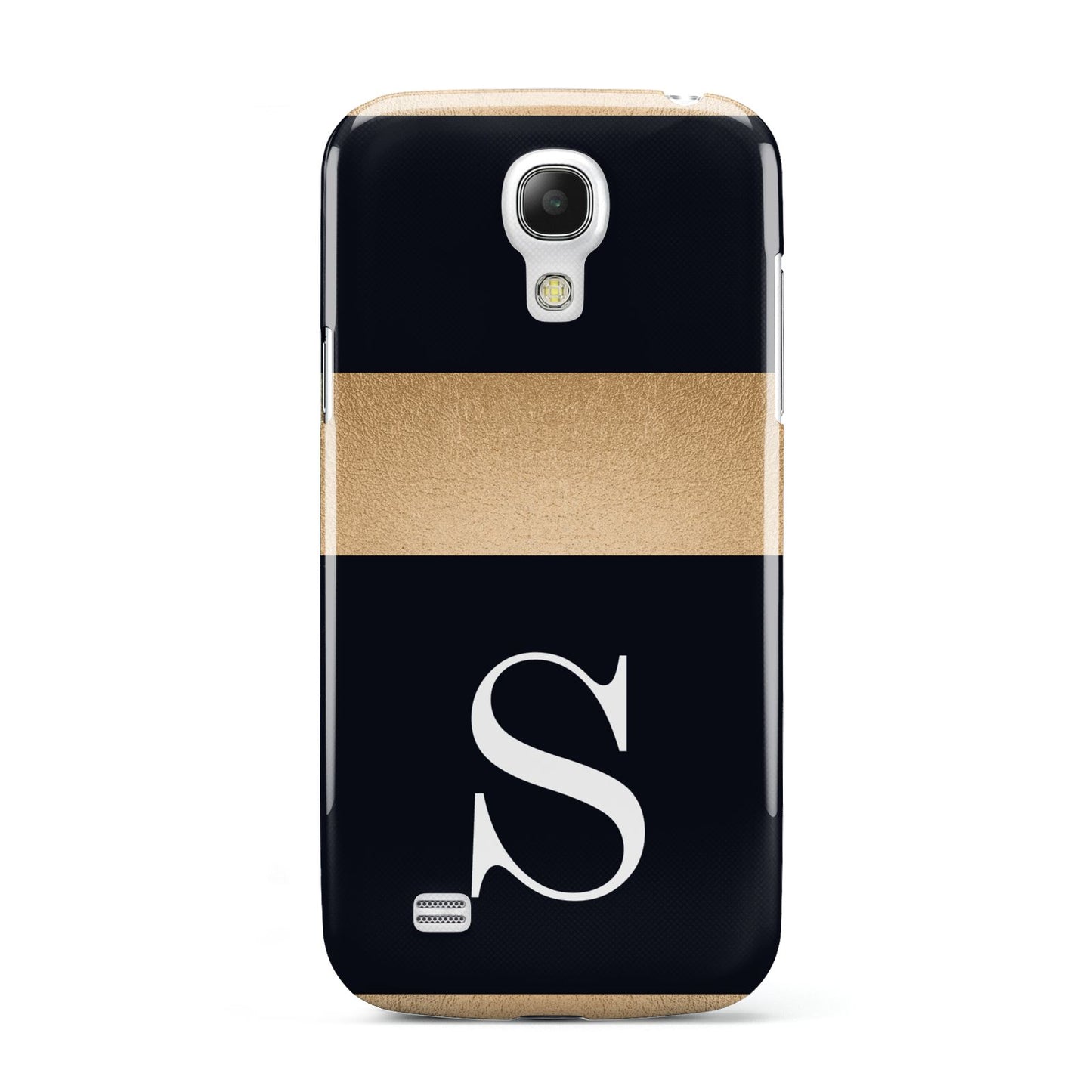 Personalised Black Gold Monogram Initial Samsung Galaxy S4 Mini Case