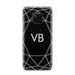 Personalised Black Initials Geometric Huawei Mate 20 Pro Phone Case