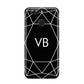 Personalised Black Initials Geometric Huawei Nova 2s Phone Case