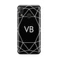 Personalised Black Initials Geometric Huawei Nova 3 Phone Case