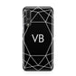 Personalised Black Initials Geometric Huawei P20 Pro Phone Case