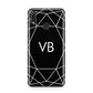 Personalised Black Initials Geometric Huawei Y9 2019
