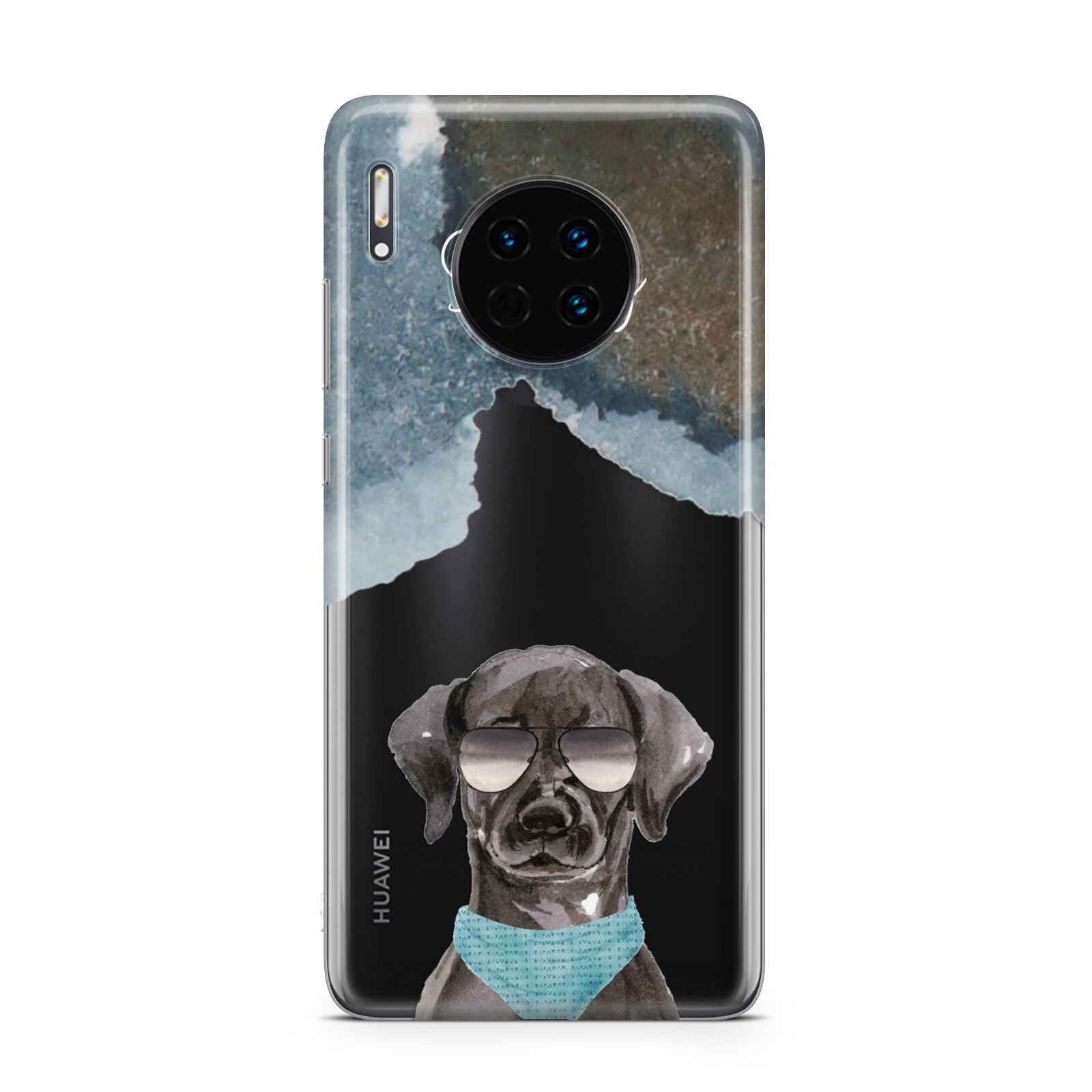 Personalised Black Labrador Huawei Mate 30