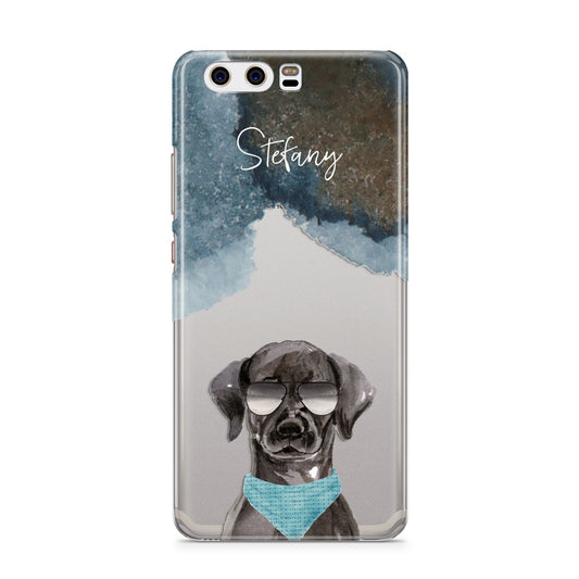 Personalised Black Labrador Huawei P10 Phone Case