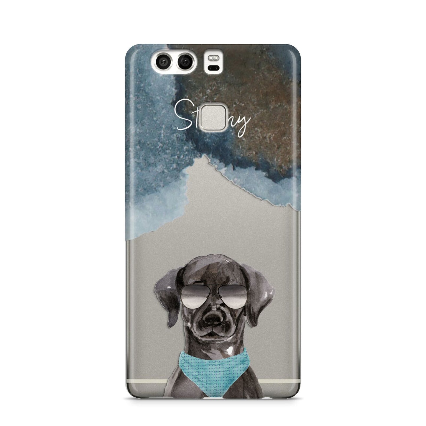 Personalised Black Labrador Huawei P9 Case