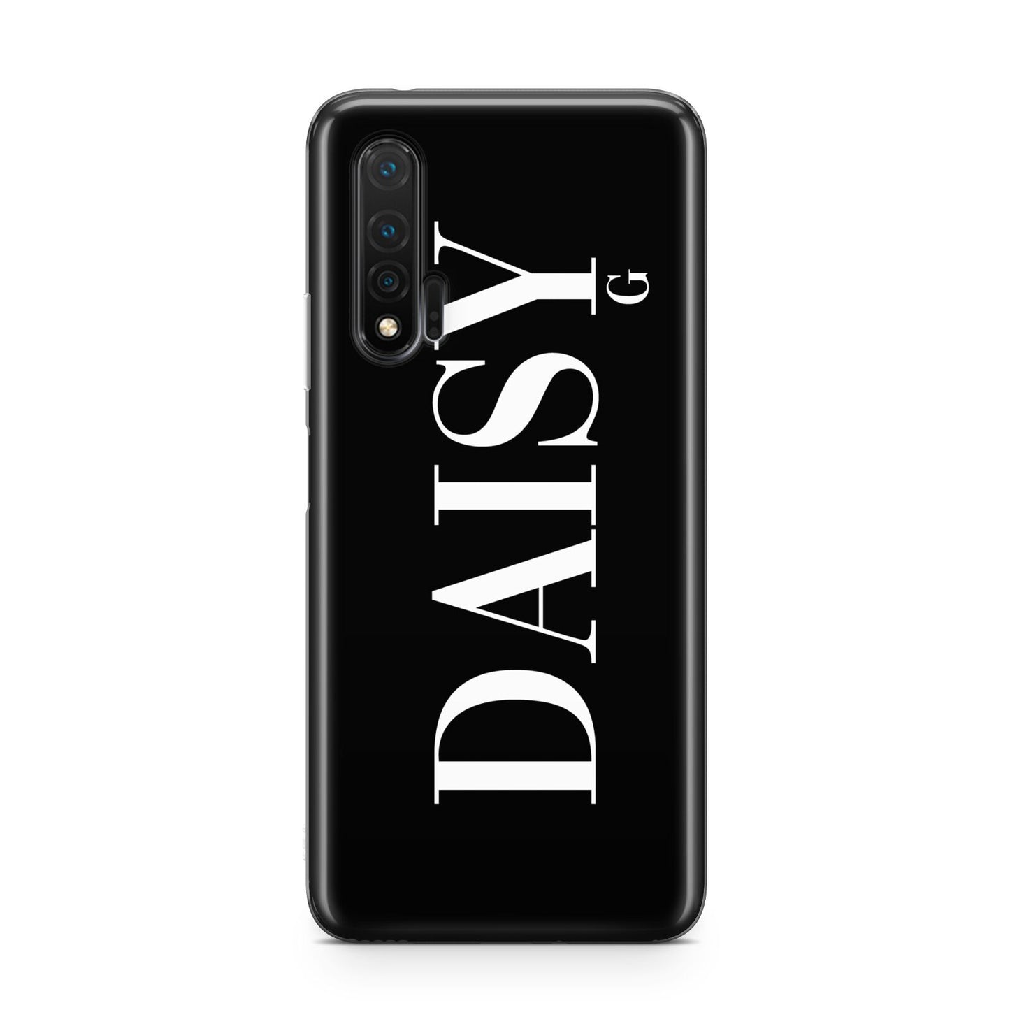 Personalised Black Name Huawei Nova 6 Phone Case