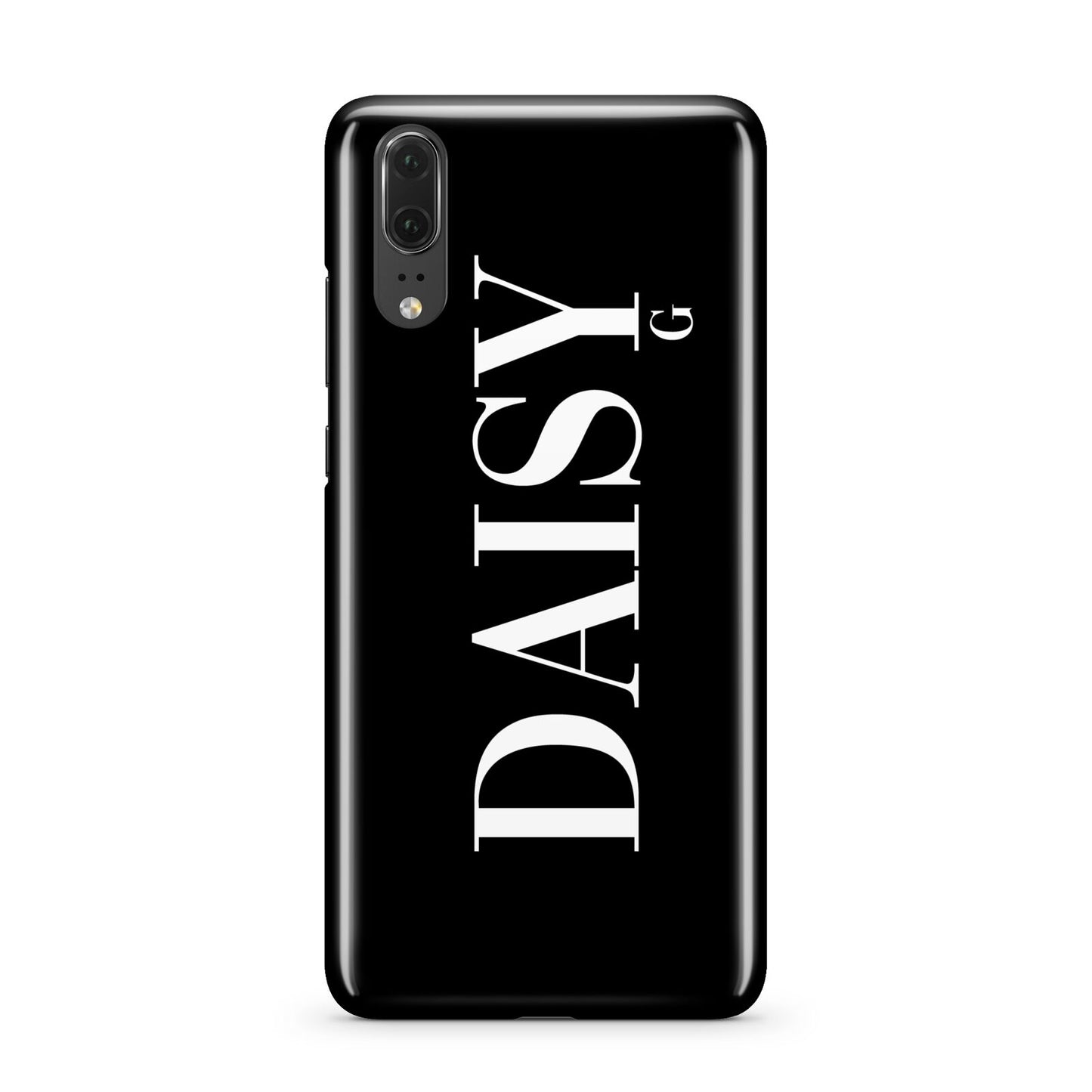 Personalised Black Name Huawei P20 Phone Case