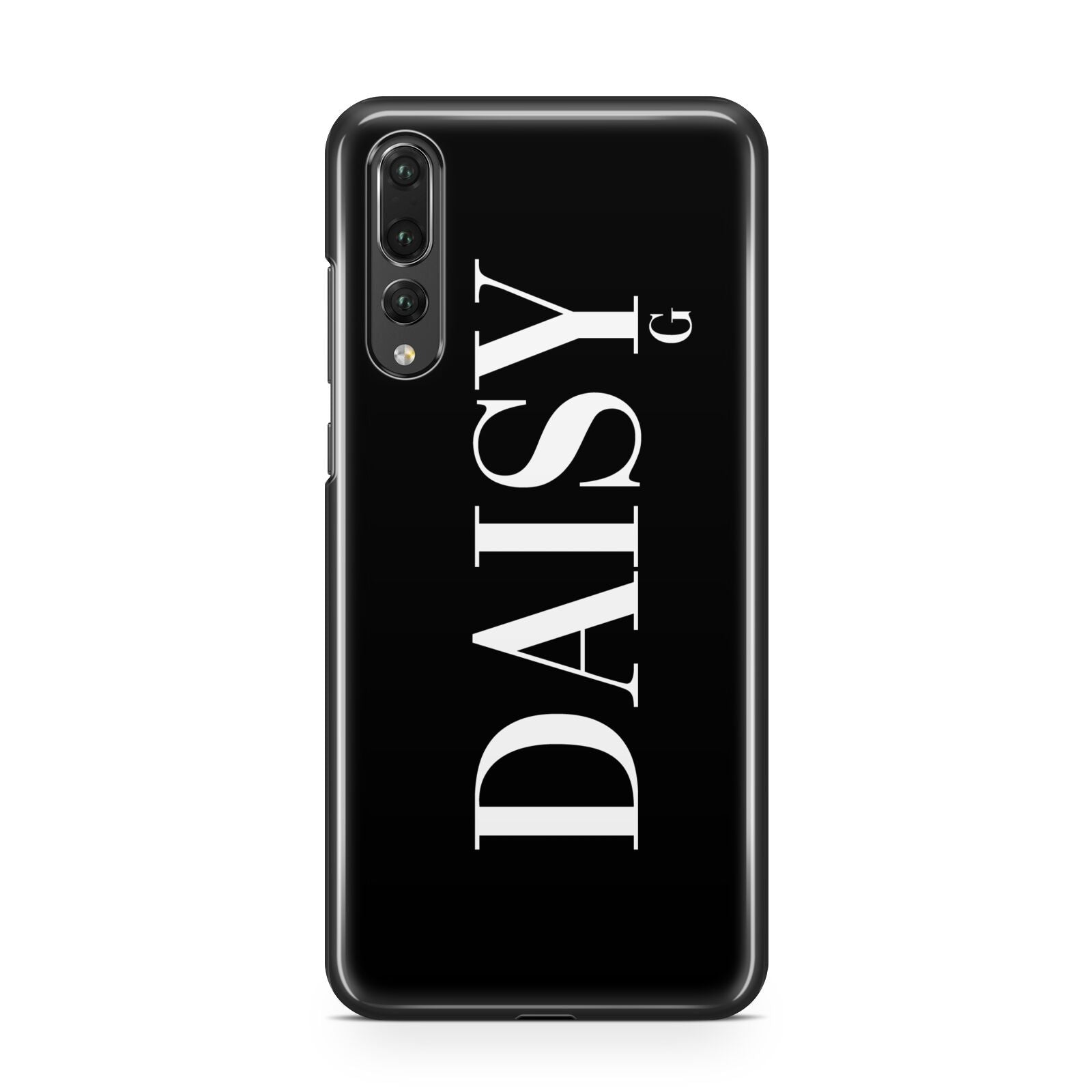 Personalised Black Name Huawei P20 Pro Phone Case