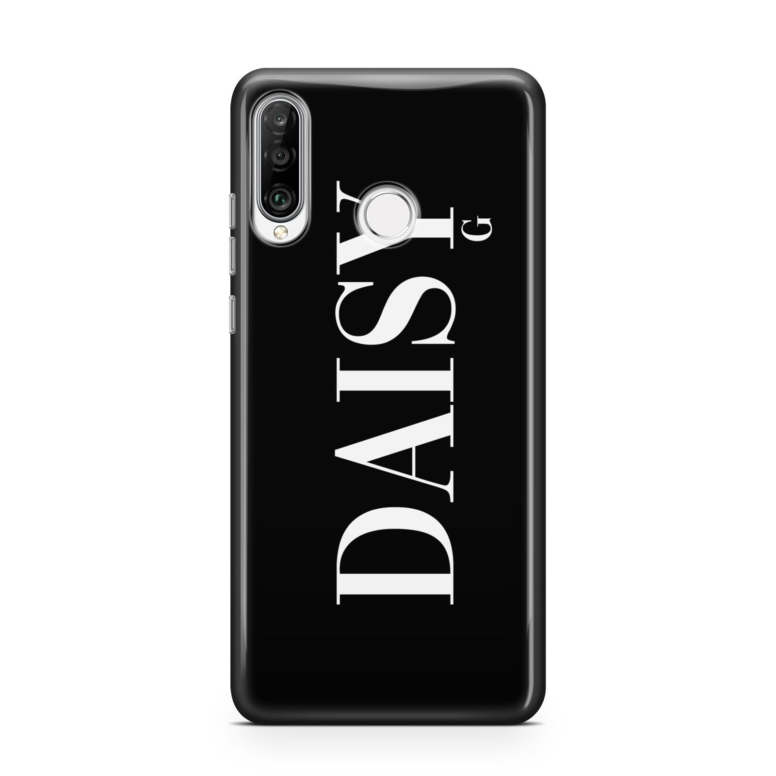 Personalised Black Name Huawei P30 Lite Phone Case