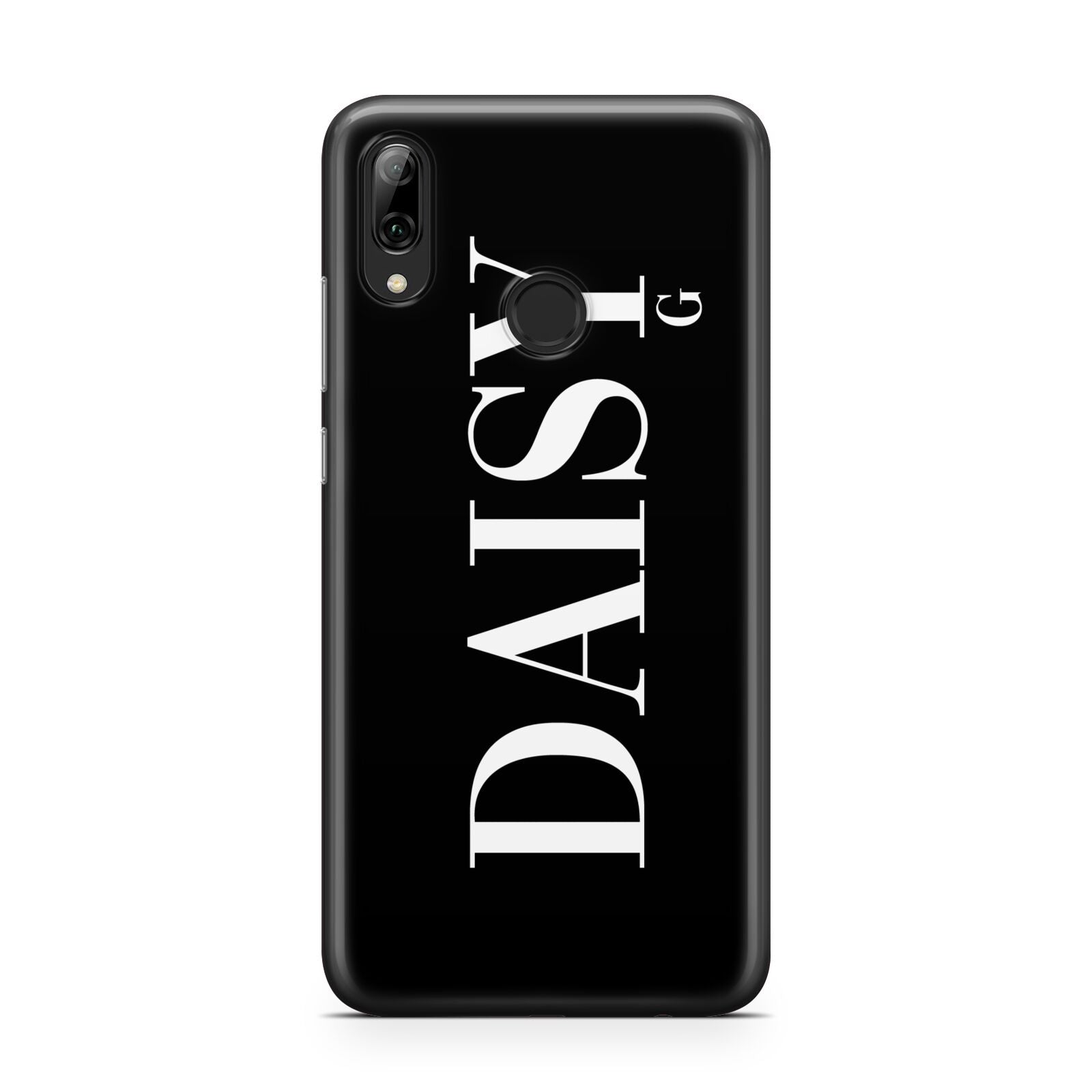 Personalised Black Name Huawei Y7 2019