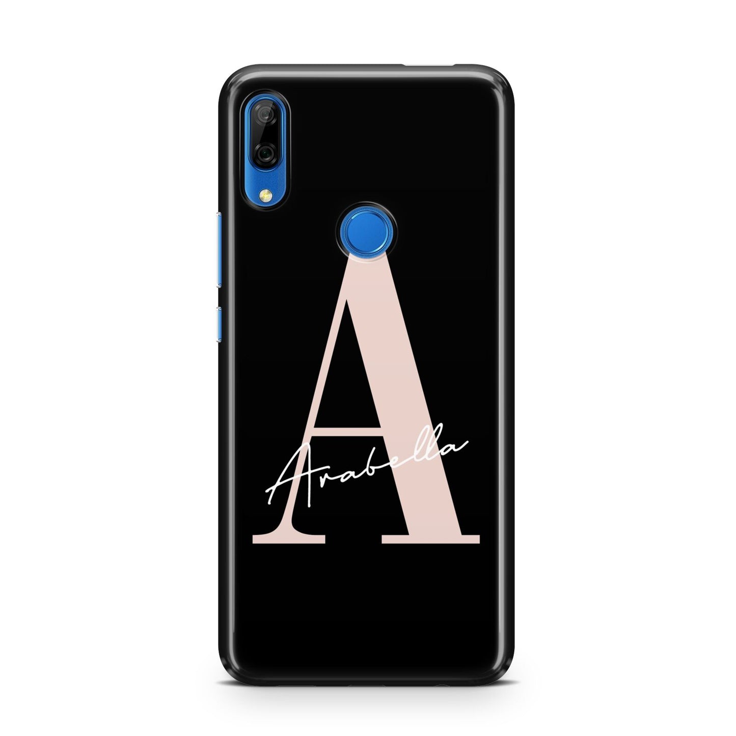 Personalised Black Pink Initial Huawei P Smart Z